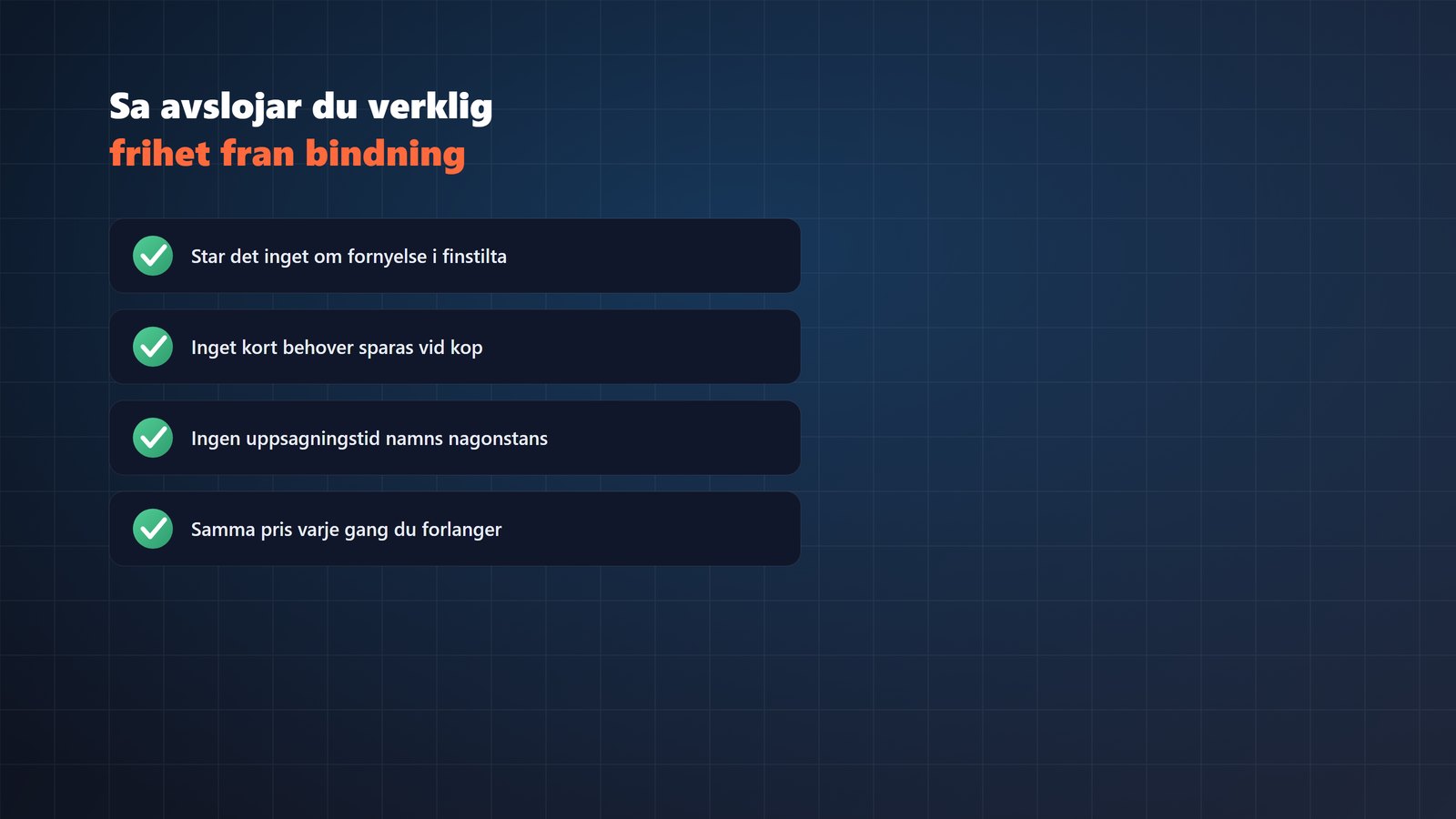 checklista for att avsloja om en tjanst verkligen ar iptv utan bindning