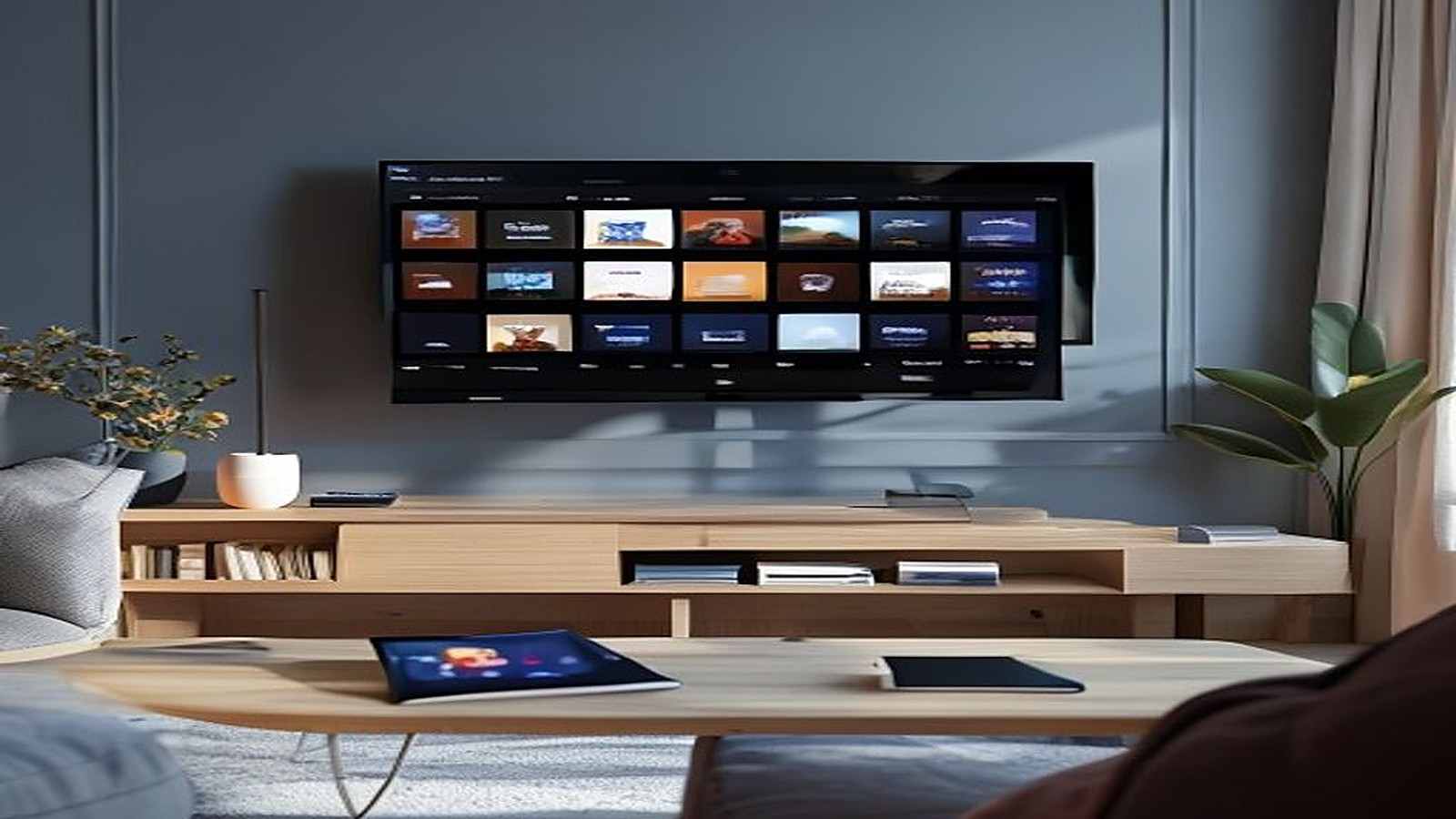 iptv smarters pro oppen samtidigt pa smart-tv, surfplatta och mobil i ett svenskt vardagsrum
